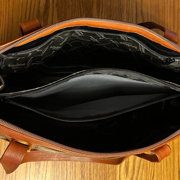 🇮🇹 Luxury MARINO ORLANDI Vintage Satchel - Made in Italy - Picture 9 of 12